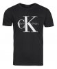T-shirt koszulka Calvin Klein Jeans męska z okrągłym dekoldem grafitowa